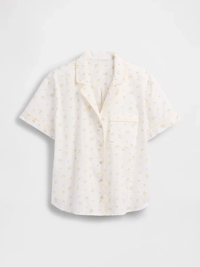 Poplin Pj Shirt