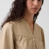 Poplin Popover Top