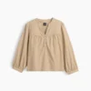 Poplin Popover Top