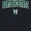 Portland State University Arch Logo Black Graphic T-Shirt