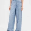 Printed Baggy Sweatpant Jeans