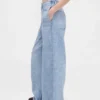 Printed Baggy Sweatpant Jeans