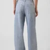 Printed Baggy Sweatpant Jeans
