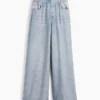 Printed Baggy Sweatpant Jeans