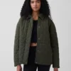 Quilted Cinched Field Jacket