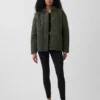 Quilted Cinched Field Jacket