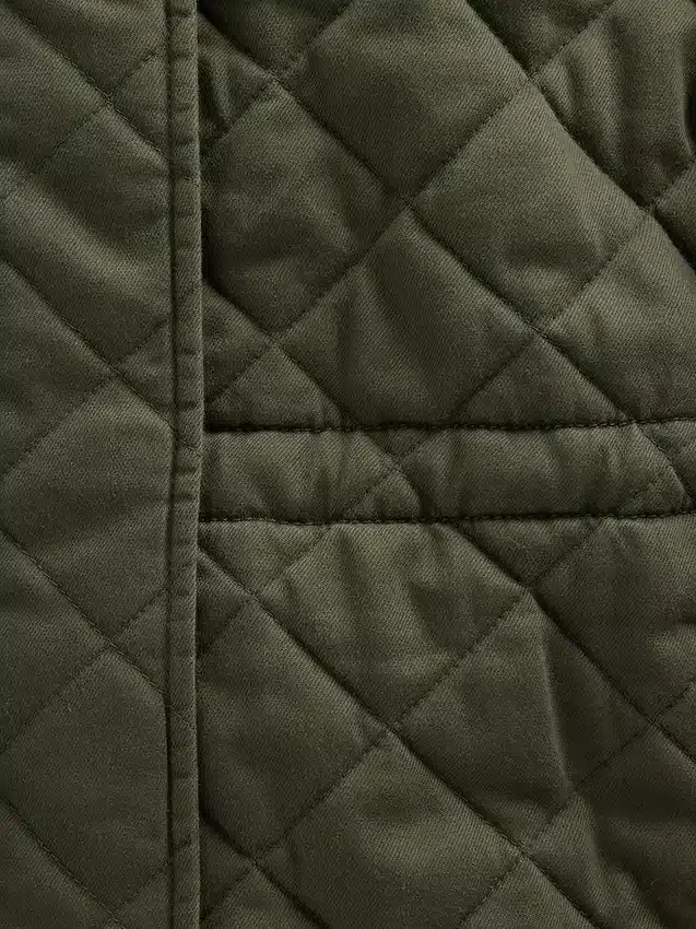 Quilted Cinched Field Jacket