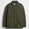Quilted Cinched Field Jacket