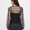 Recycled Lace Ruffle Top