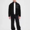 Recycled Sherpa Oversized Logo Zip Jacket