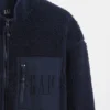Recycled Sherpa Oversized Logo Zip Jacket