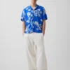 Relaxed Camp Collar Shirt