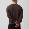 Relaxed Crewneck Crop Sweater