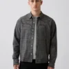 Relaxed Crop Straight-Hem Oxford Shirt