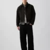 Relaxed Crop Straight-Hem Oxford Shirt