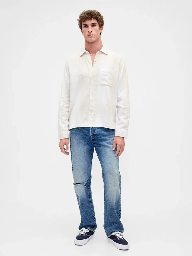 Relaxed Flannel Shirt
