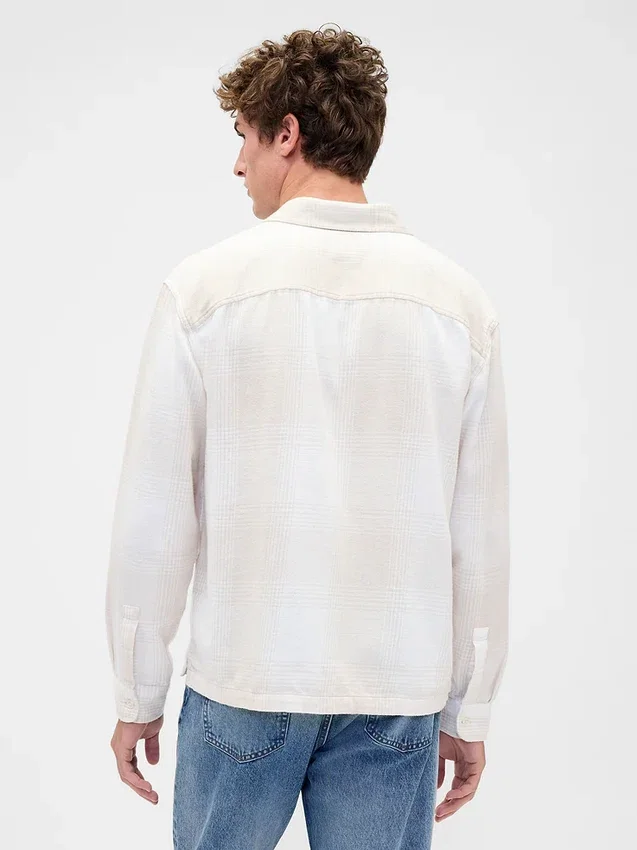 Relaxed Flannel Shirt