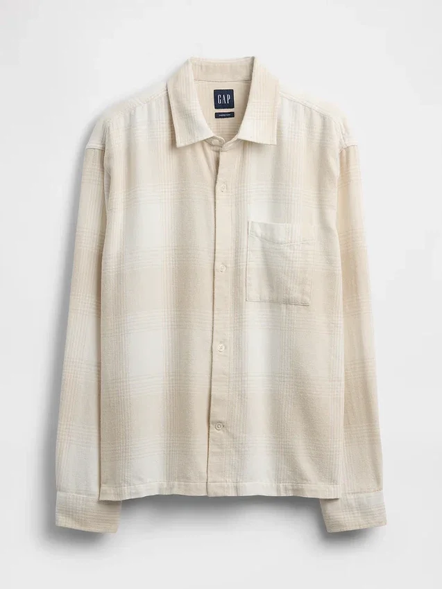 Relaxed Flannel Shirt