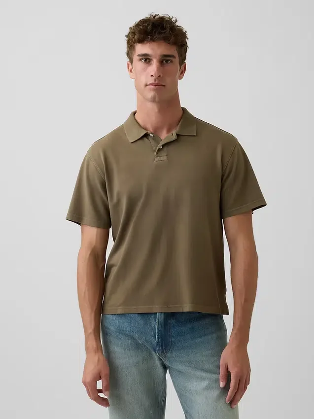 Relaxed Pique Polo