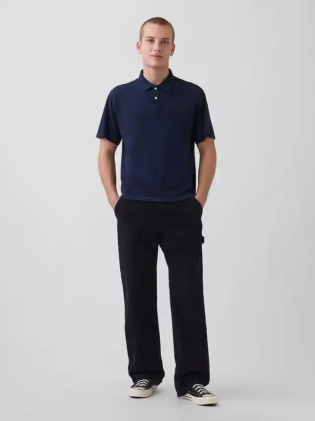 Relaxed Pique Polo