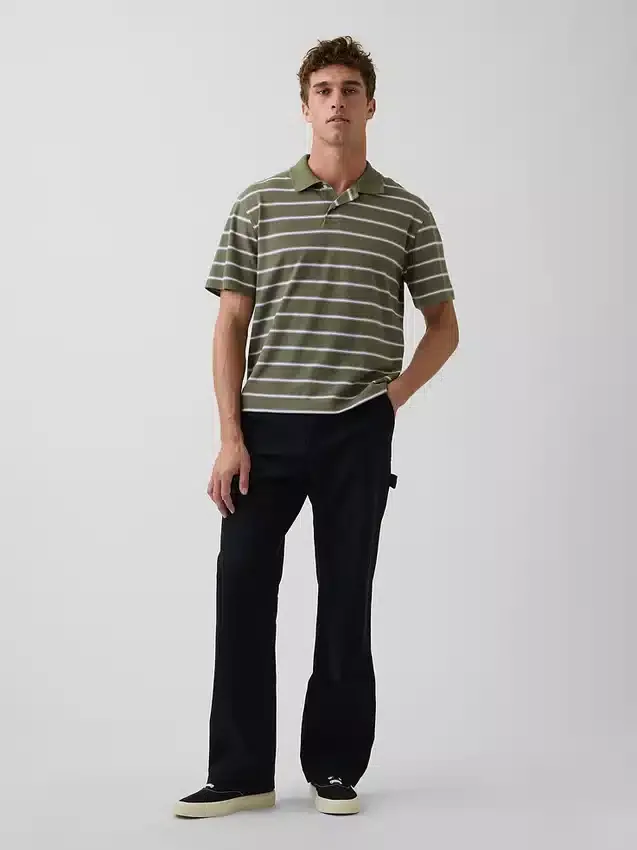 Relaxed Pique Polo