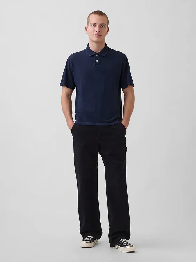 Relaxed Pique Polo