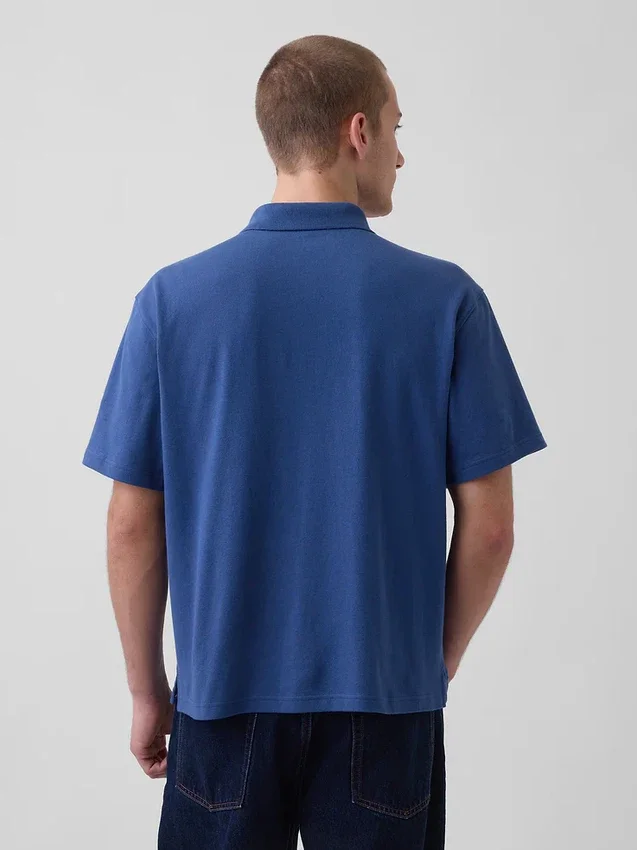 Relaxed Pique Polo