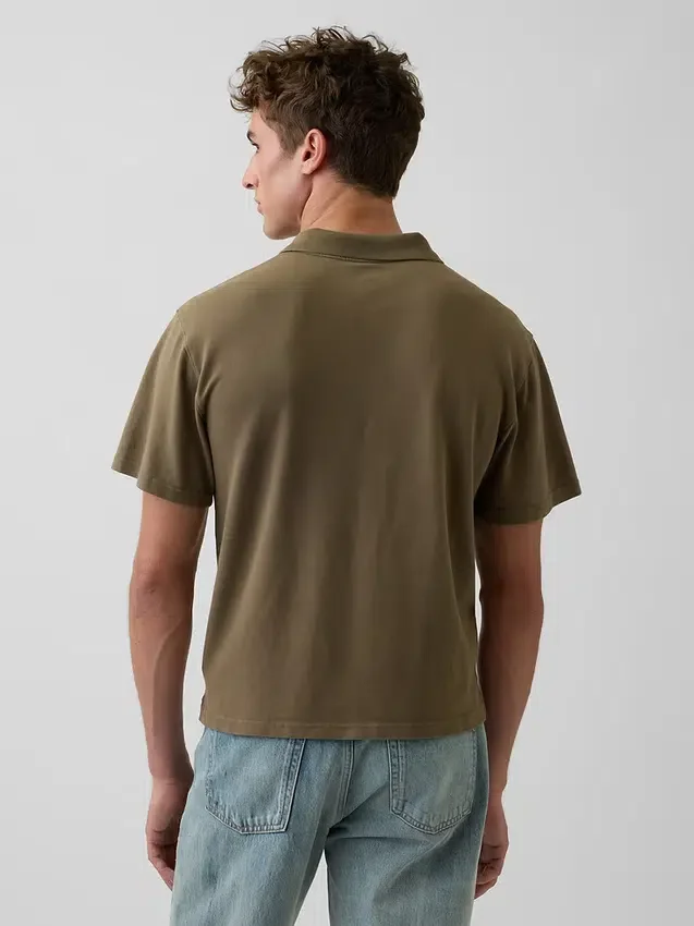Relaxed Pique Polo