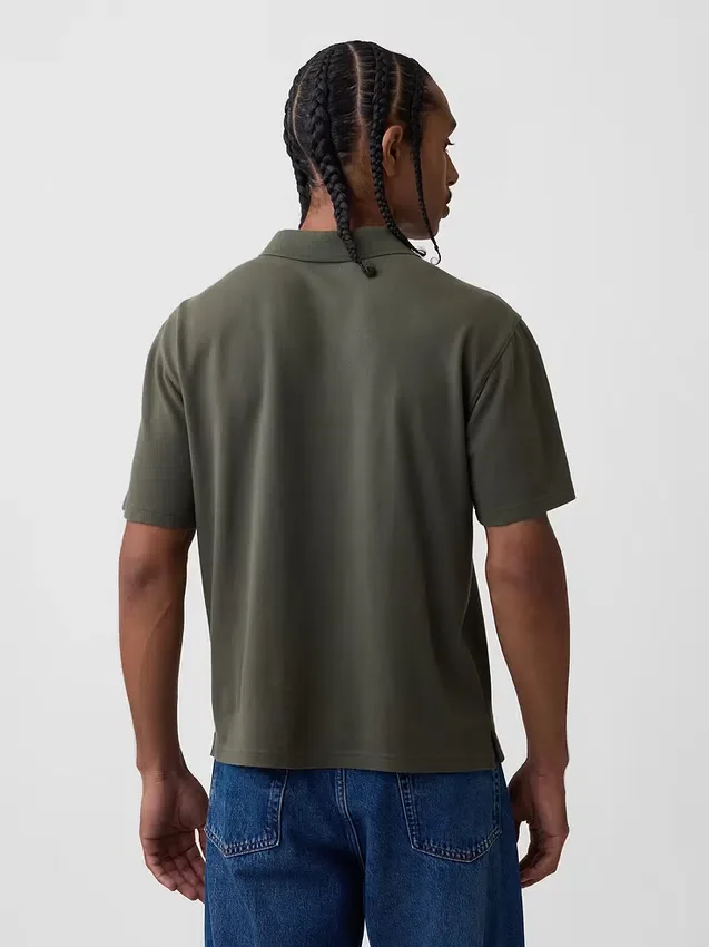 Relaxed Pique Polo