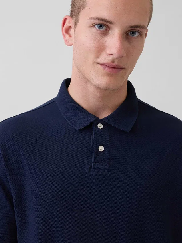 Relaxed Pique Polo