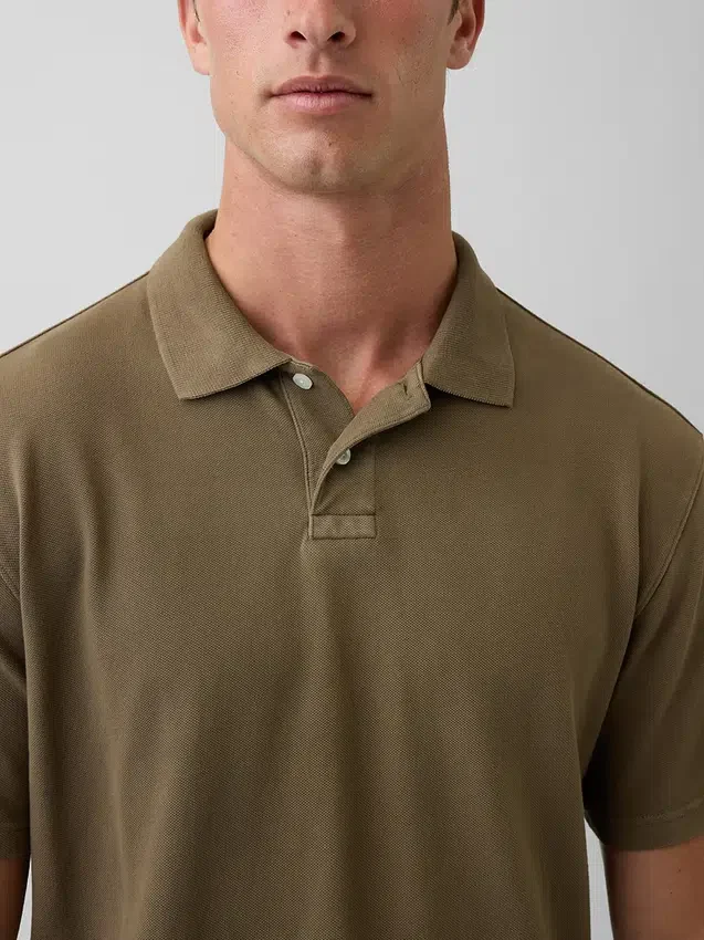 Relaxed Pique Polo