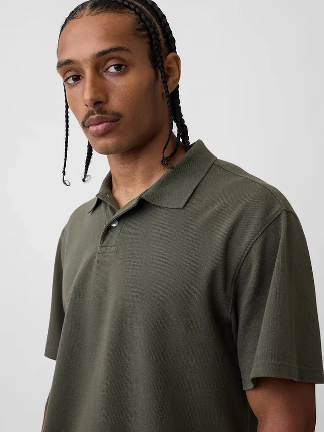 Relaxed Pique Polo