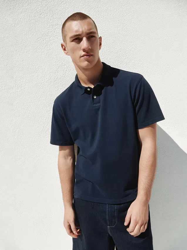 Relaxed Pique Polo