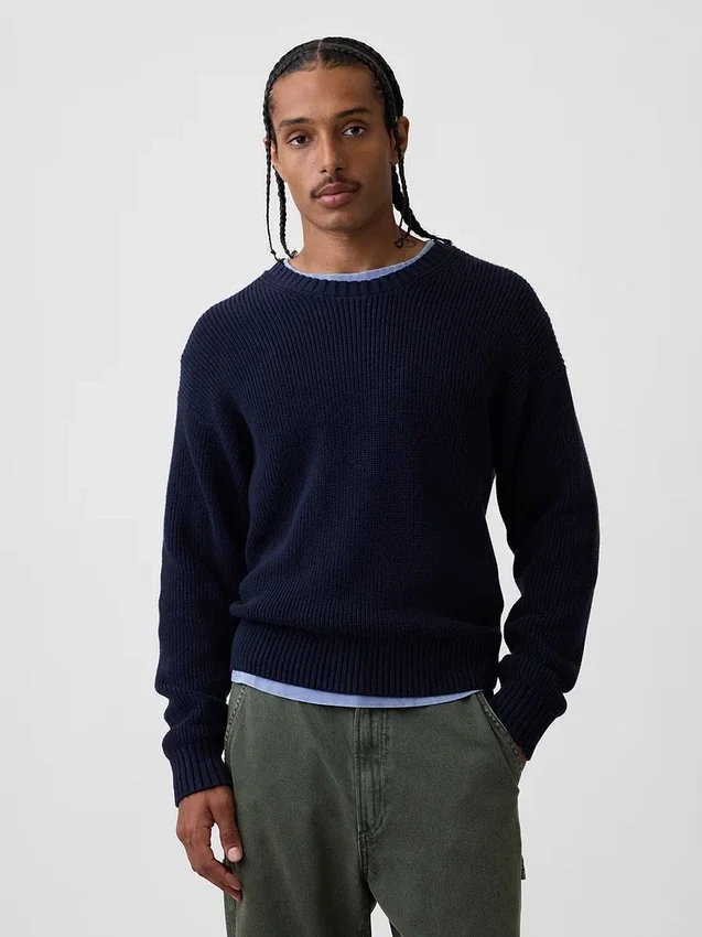 Relaxed Shaker Sweater