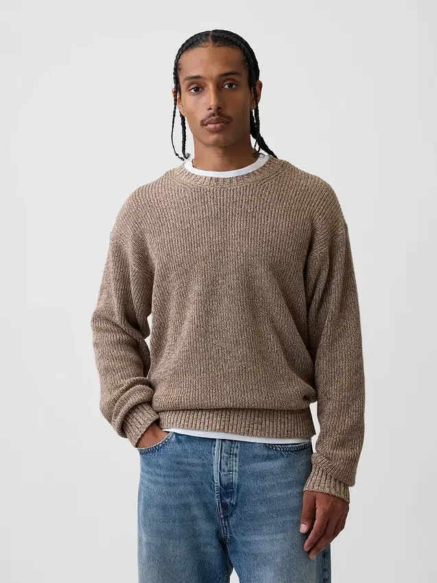 Relaxed Shaker Sweater