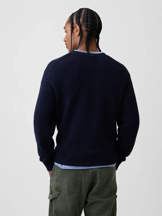 Relaxed Shaker Sweater