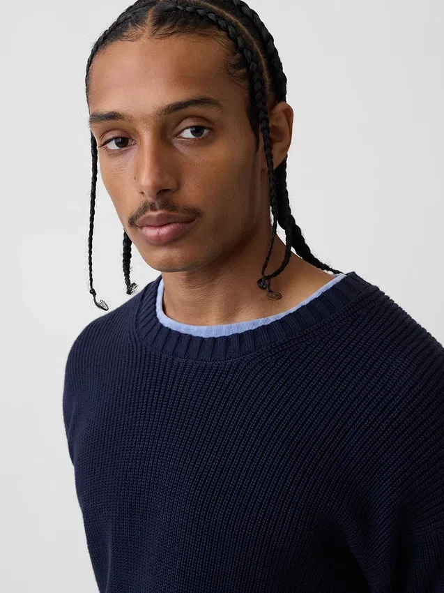 Relaxed Shaker Sweater