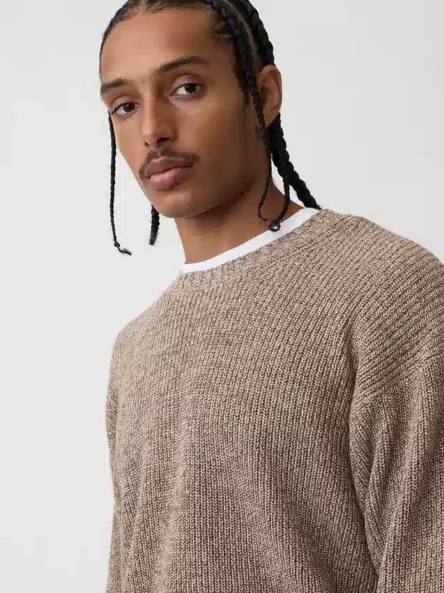 Relaxed Shaker Sweater