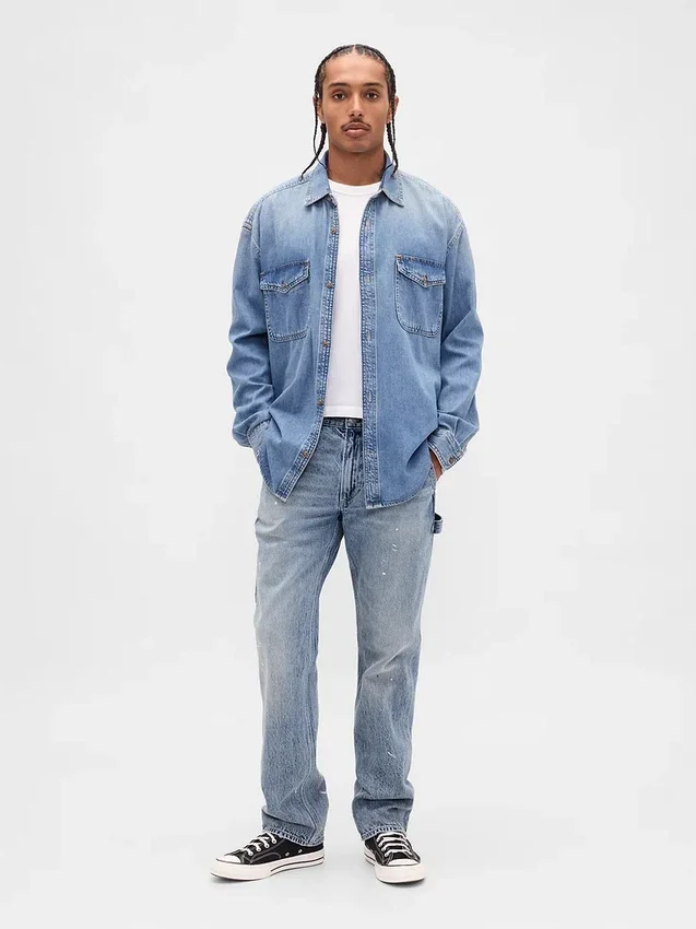 Relaxed Straight Carpenter Jeans
