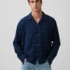 Relaxed Straight-Hem Seersucker Shirt