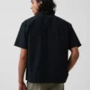 Relaxed Straight-Hem Utility Shirt