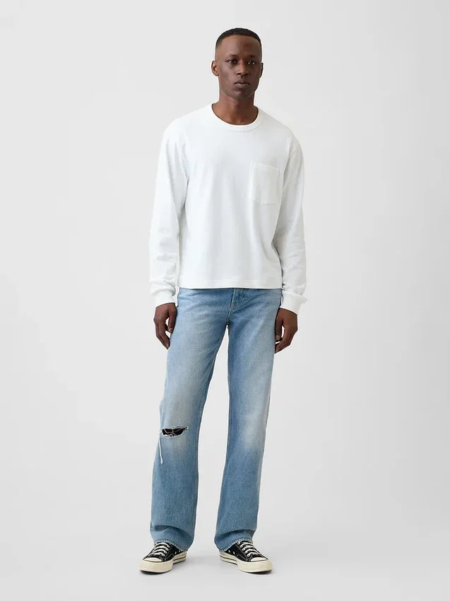 Relaxed Straight Jeans