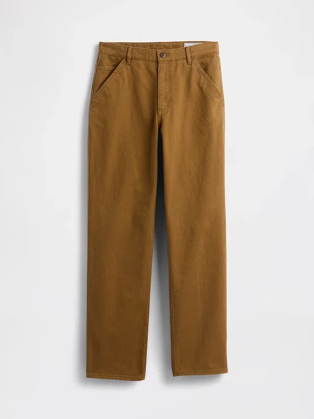 Relaxed Straight Utility Khakis