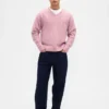 Relaxed V-Neck Crop Sweater