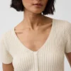Rib Button-Front Maxi Sweater Dress