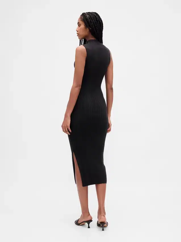 Rib Midi Sweater Dress