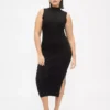 Rib Midi Sweater Dress