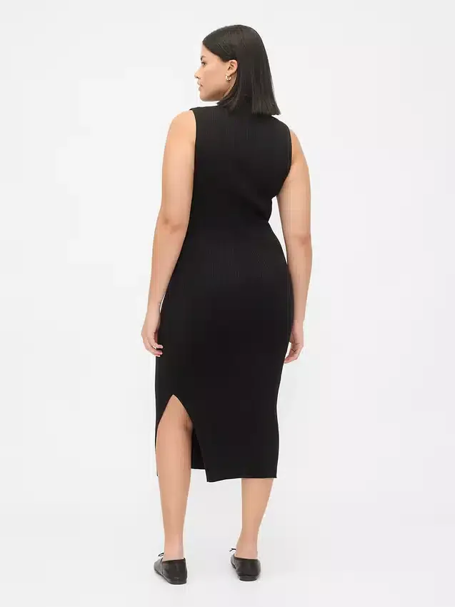 Rib Midi Sweater Dress