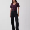 Rib Scoop T-Shirt