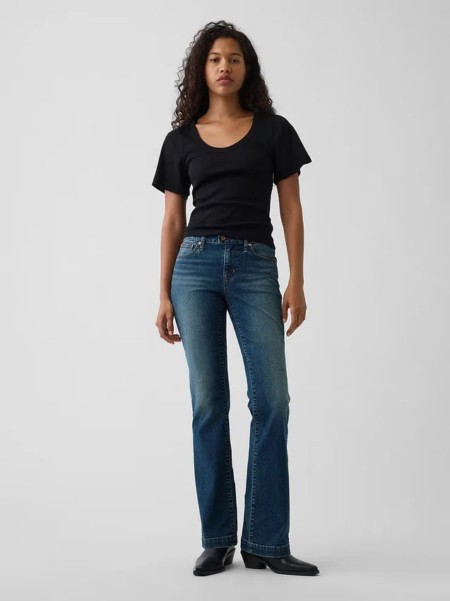 Rib Scoop T-Shirt